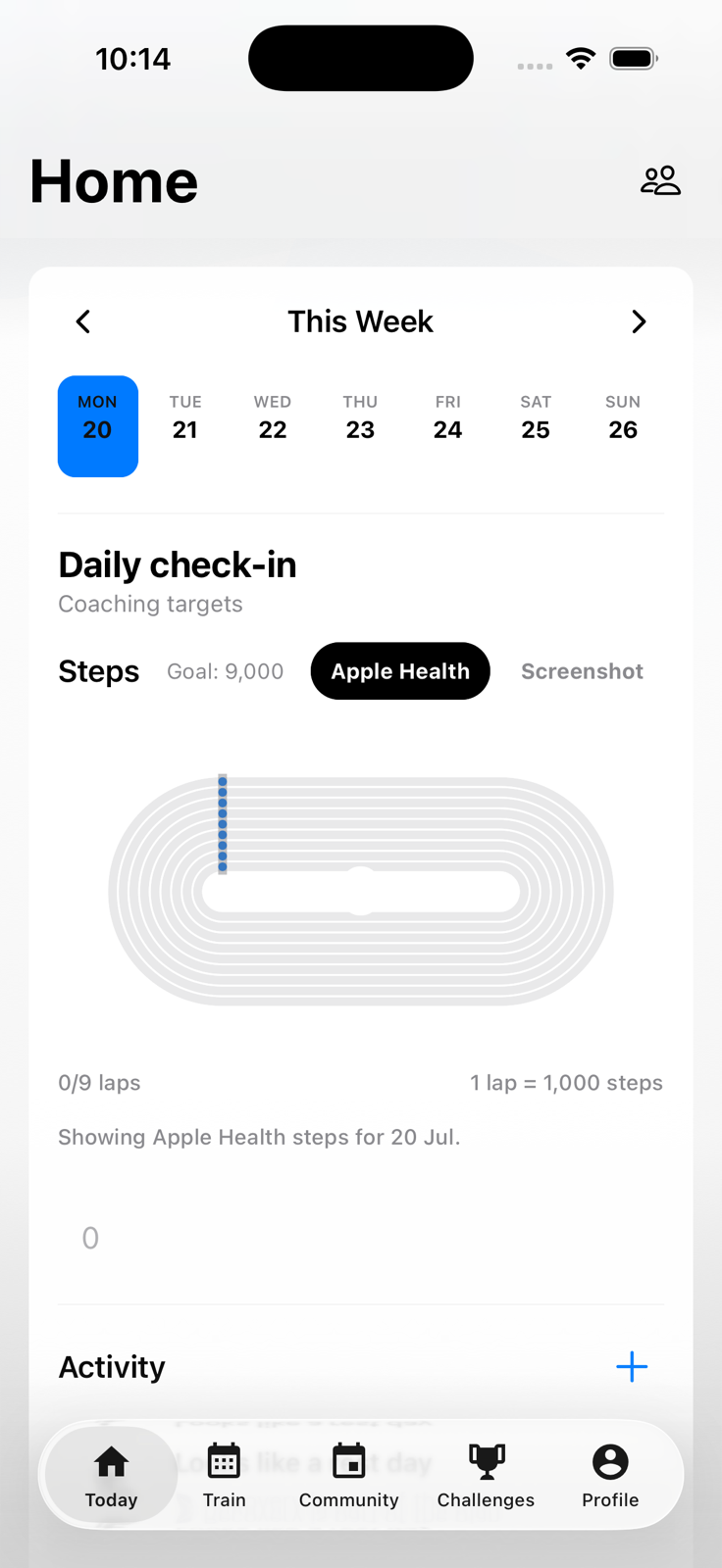 Real OMR Hub today screen